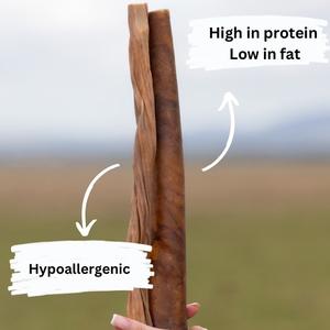 Large 30 cm skin roll (dog treat) camel,goat,beef or buffalo low in fat and hypoallergenic