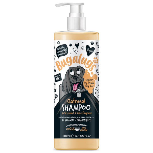 Oatmeal Dog Shampoo With Coconut and Lime Fragrance (500ml)